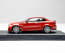 Load image into Gallery viewer, 7cm 1:64 Orange 1M E82 Couple Silver Rims Sports Model Diecast Metal Car New Collection