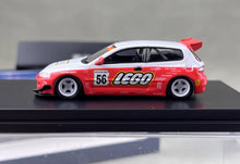 Load image into Gallery viewer, Fuji 1:64 Red Civic EG6 Sir Pandem Rocket Bunny Model Diecast Metal Car New Collection