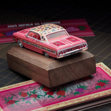 Load image into Gallery viewer, 97m 1:64 Pink Rose 1964 Impala Low Rider Sports Model Diecast Metal Car New Collection