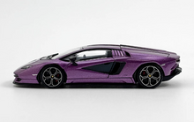 Load image into Gallery viewer, HH 1:64 Purple Countach LPI800-4 Racing Sports Model Diecast Metal Car New Collection