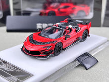 Load image into Gallery viewer, HKM 1:64 Red Mansory F9xx Convertible Sports Model Diecast Metal Car New Collection