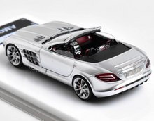 Load image into Gallery viewer, MJ 1:64 Silver SLR Convertible Sports Model Diecast Resin Car New Collection