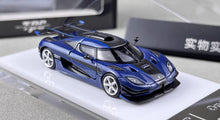 Load image into Gallery viewer, TPC 1:64 Blue Carbon One 1 Super Racing Sport Model Diecast Metal Car New Collection