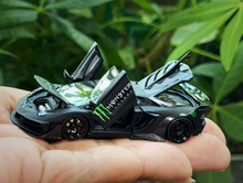 Load image into Gallery viewer, PGM 1:64 Matte Black LP700 GT EVO Sports Open Model Diecast Metal Car Box New Collection