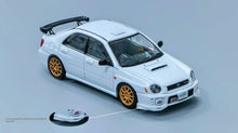 Load image into Gallery viewer, 1:64 Furuya White Impreza WRX STI VII 7 S202 Sedan Model Diecast Metal Car New Collection
