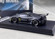 Load image into Gallery viewer, MJ 1:64 Matte Black Huracan LP610 GT Sports Model Diecast Metal Car New Collection