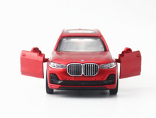 Load image into Gallery viewer, CCA 1:44 Red BMW X7 SUV Sports Model Toy Diecast Metal Car BN