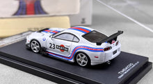 Load image into Gallery viewer, TM 1:64 JDM White Supra A80Z #23 Racing Sports Model Diecast Metal Car New