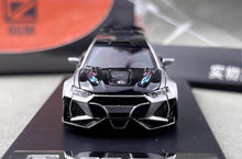 Load image into Gallery viewer, DCM 1:64 Silver RS6 2NCS Wagon Widebody Kit Sports Model Diecast Metal Car New Collection