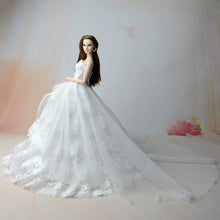 Load image into Gallery viewer, Barbie Doll Clothing 11.5" Girl Wear Fashion 1/6 Wedding Dress Gowns Party cake