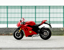 Load image into Gallery viewer, MINIGT 1:64 Red Panigale V4 Girl Figure Motorcycle Model Diecast Metal New Collection 682