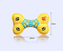 Load image into Gallery viewer, Dog Squeaky Toys Chew Puppy Rubber Fluffy Toy Durable Play Fetch Safe Bone Pet

