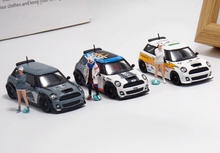 Load image into Gallery viewer, Aurora 1:64 Mini Copper Figure Sports Model Diecast Metal Car New Collection