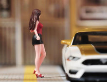Load image into Gallery viewer, 1:64 Painted Figure Model Miniature Resin Diorama Sand Mini Skirt Sexy Girl Lady New Collection