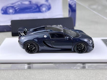 Load image into Gallery viewer, LJM 1:64 Blue Carbon Veyron Vitesse Racing Sports Model Diecast Resin Car New Collection