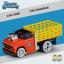 Load image into Gallery viewer, Maisto 1:64 1966 C60 Stakebed Delivery Truck Model Toy Metal Diecast Car New