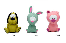 Load image into Gallery viewer, 3PC Set Dog Squeaky Toys Chew Puppy Rubber Animal Durable Pet Breeds Play Fetch
