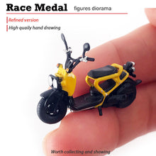 Load image into Gallery viewer, 1:64 Painted Figure Mini Model Miniature Resin Diorama Vintage Motocycle Man