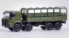 Load image into Gallery viewer, JKM 1:64 Military Green HOWO 8x8 Personnel Carrier Truck Model Diecast Metal