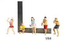 Load image into Gallery viewer, 1:64 Painted Figure Mini Model Miniature Resin Diorama Sand Volley Ball Player