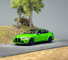 Load image into Gallery viewer, AR 1:64 Green M3 G80 Sedan Sports Model Diecast Metal Car New Collection