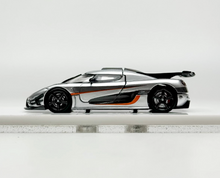 Load image into Gallery viewer, LMLF 1:64 Silver One 1 Super Racing Sports Model Diecast Metal Car New Collection