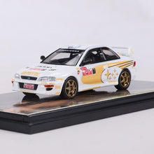 Load image into Gallery viewer, FW 1:64 White 2004 WRC GC STI #7 Racing Sports Model Diecast Metal Car BN