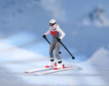 Load image into Gallery viewer, 1:64 Painted Figure Model Miniature Resin Diorama Sand Skii Snowboard Sports Toy Collection