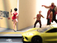 Load image into Gallery viewer, 1:64 Painted Figure Model Miniature Resin Diorama Toy Sand Hot Sexy Killer Lady