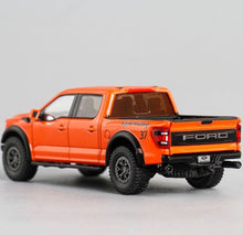 Load image into Gallery viewer, SC 1:64 Orange F150 Raptor Pickup Truck Sports Model Diecast Metal Car New Collection