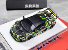 Load image into Gallery viewer, 1:64 Green Camo LP610 Huracan GT Sports Model Diecast Resin Car New Collection
