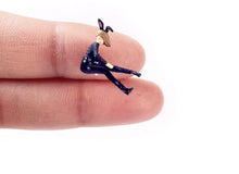 Load image into Gallery viewer, 1:64 Painted Figure Mini Model Miniature Resin Diorama Sand Caual Man Bunny Girl New