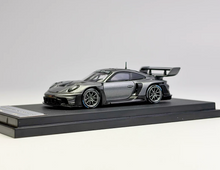 Load image into Gallery viewer, HKM 1:64 Gray 911 GT3 R 992 Rennsport Sport Model Diecast Metal Car New Collection