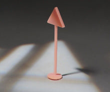 Load image into Gallery viewer, 1:64 Painted Unpainted Figure Model Miniature Resin Diorama Road Caution Sign