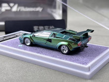 Load image into Gallery viewer, FY 1:64 Green Countach LP5000 S QV Racing Sports Model Diecast Metal Car New Collection