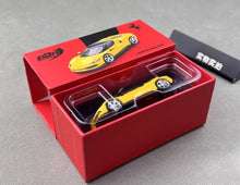 Load image into Gallery viewer, BBR 1:64 Yellow 296 GTB Hard Top Racing Sports Model Diecast Metal Car New Collection
