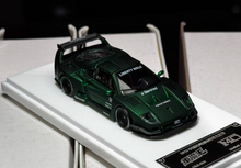 Load image into Gallery viewer, DK 1:64 HEC Green F40 LBWK Racing Sports Model Diecast Metal Car New Collection