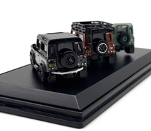 Load image into Gallery viewer, 1:76 Set of 3 Defender 90 SUV Off Road Classic Model Diecast Metal Car