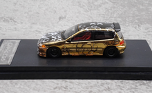 Load image into Gallery viewer, SW 1:64 JDM Gold EG6 Civic Hatchback Figure Sports Model Diecast Metal Car New