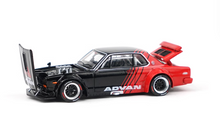 Load image into Gallery viewer, Poprace 1:64 Advan Skyline GTR V8 Drift Hakosuka Model Diecast Metal Car New Collection