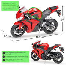 Load image into Gallery viewer, WELLY 1:10 Red CBR1000 RR Sports Racing Model Diecast Metal Motorcycle
