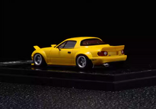 Load image into Gallery viewer, YM 1:64 Yellow JDM Miata MX5 Pandem Hard Top Sport Model Diecast Resin Car New
