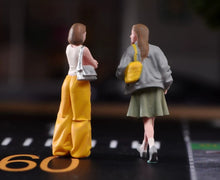 Load image into Gallery viewer, 1:64 Painted Figure Model Miniature Resin Diorama Toy Sand Girlfriend Lady Set