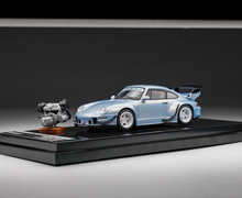 Load image into Gallery viewer, MH 1:64 Ice Blue RWB 993 Engine Sports Model Diecast Metal Car New Collection