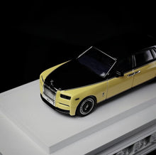 Load image into Gallery viewer, Banana 1:64 Yellow Black Phantom VIII Centenary Model Diecast Metal Car New Collection