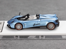 Load image into Gallery viewer, 1:64 Flame Ice Blue Huayra BC Convertible Sports Model Diecast Resin Car New Collection