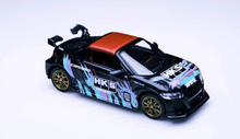 Load image into Gallery viewer, Mortal 1:64 Black S660 HKS Convertible Sports Model Diecast Metal Car New