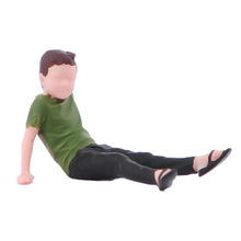 Load image into Gallery viewer, 1:64 Painted Figure Model Miniature Resin Diorama Sand Family Dad Mom Boy KId New Collection