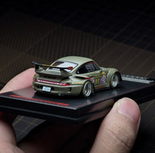 Load image into Gallery viewer, IG 1:64 Matte Green RWB 993 Classic Sports Model Diecast Metal Car New Collection