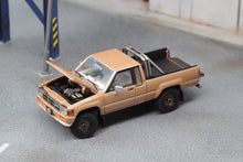Load image into Gallery viewer, GCD 1:64 Yellow Hilux SR5 Xtra Cab Pickup Truck Model Diecast Metal Car New Collection